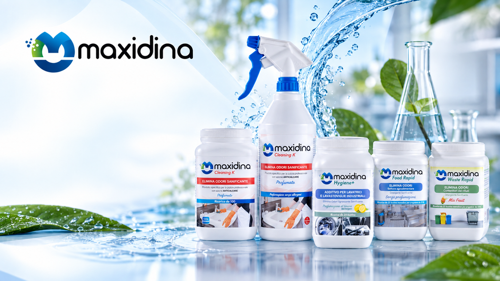 Maxidina soluzioni avanzate per l'igiene professionale e industriale